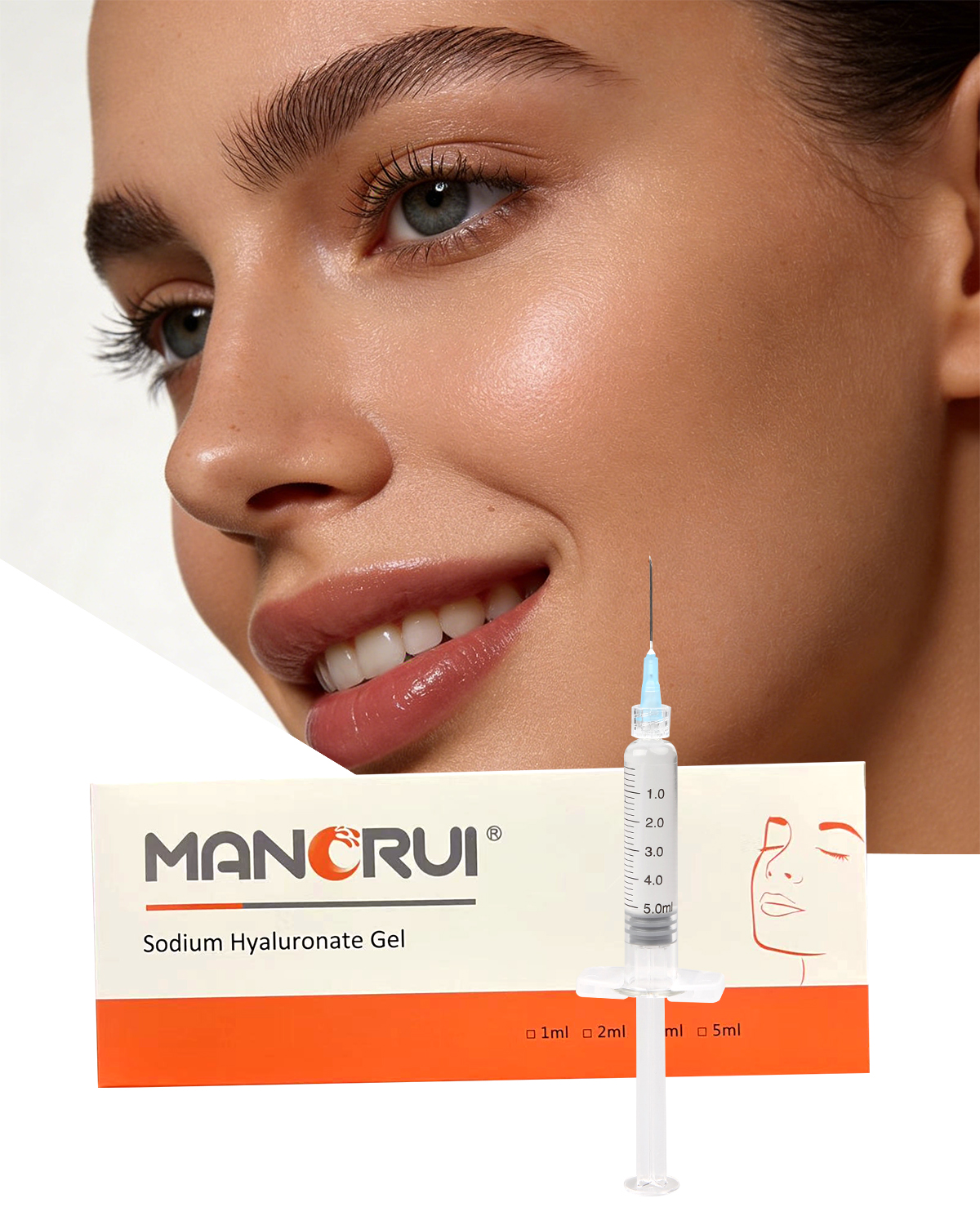 5ml Non-Cross-Linked Hyaluronic Acid Filler Meso HA Filler - Hydrating Anti-Aging Treatment,Smooth, Hydrate & Reduce Wrinkles